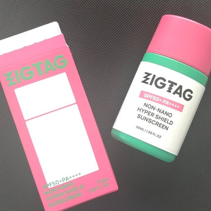 ノンナノハイパーシールドサンスクリーン/ZIGTAG/日焼け止めクリームを使ったクチコミ(1枚目)