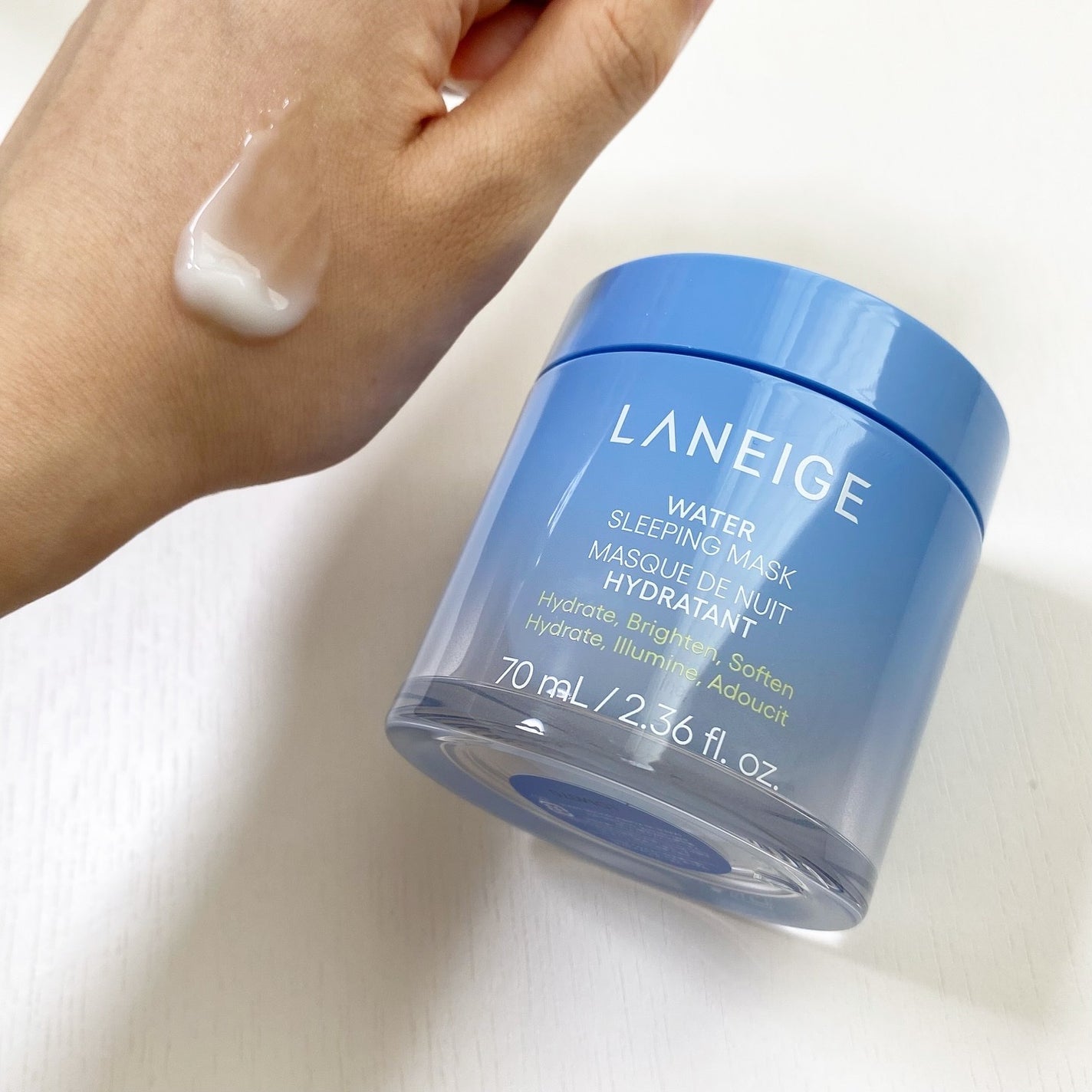 ウォータースリーピングマスク N/LANEIGE/フェイスクリームを使ったクチコミ(3枚目)