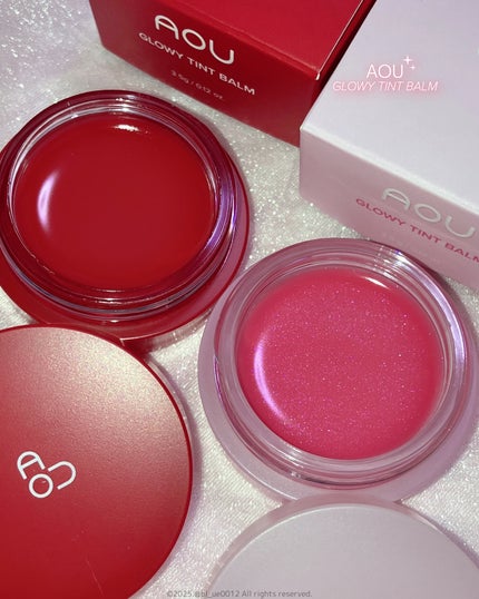 GLOWY TINT BALM/AOU/リップグロスを使ったクチコミ(6枚目)
