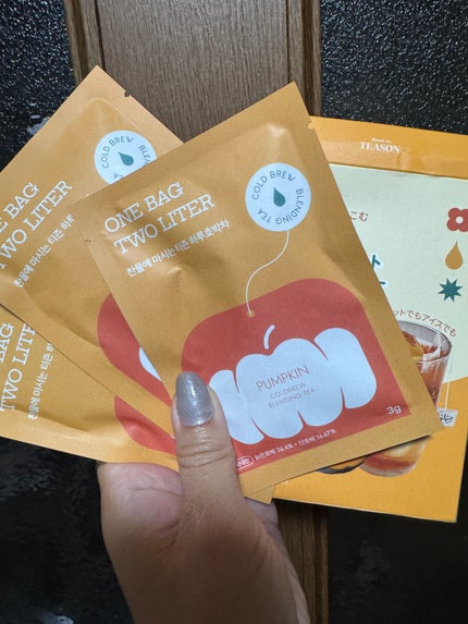 デイリーフィット パンプキンティー/TEASON/美容ドリンクを使ったクチコミ(1枚目)