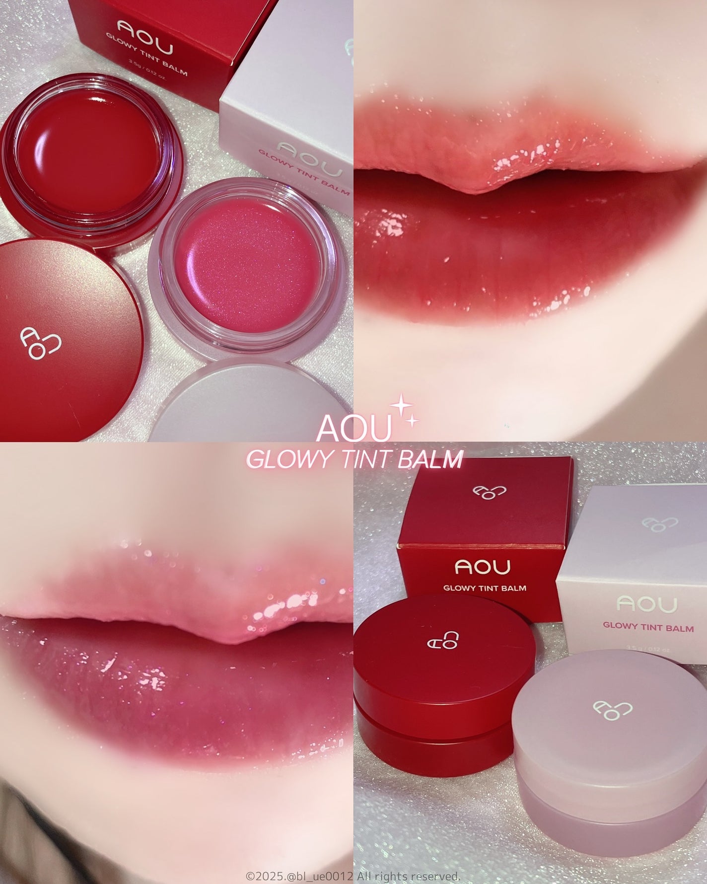 GLOWY TINT BALM/AOU/リップグロスを使ったクチコミ(1枚目)
