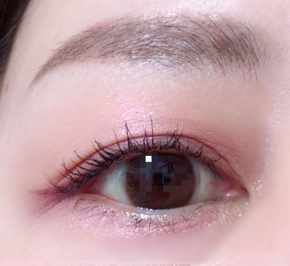 MilleFée ぷくぷく涙袋パレットのクチコミ「メガ割で買った
ミルフィー03スイートラベンダーでメイクしたよ♡♡
えっ、めっちゃ可愛い🥹涙袋.....」（2枚目）