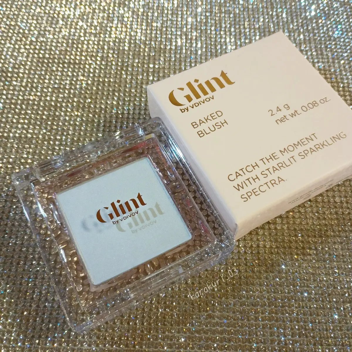 ベイクドブラッシュ #08 Cotton Melts/Glint/パウダーチークを使ったクチコミ（1枚目）