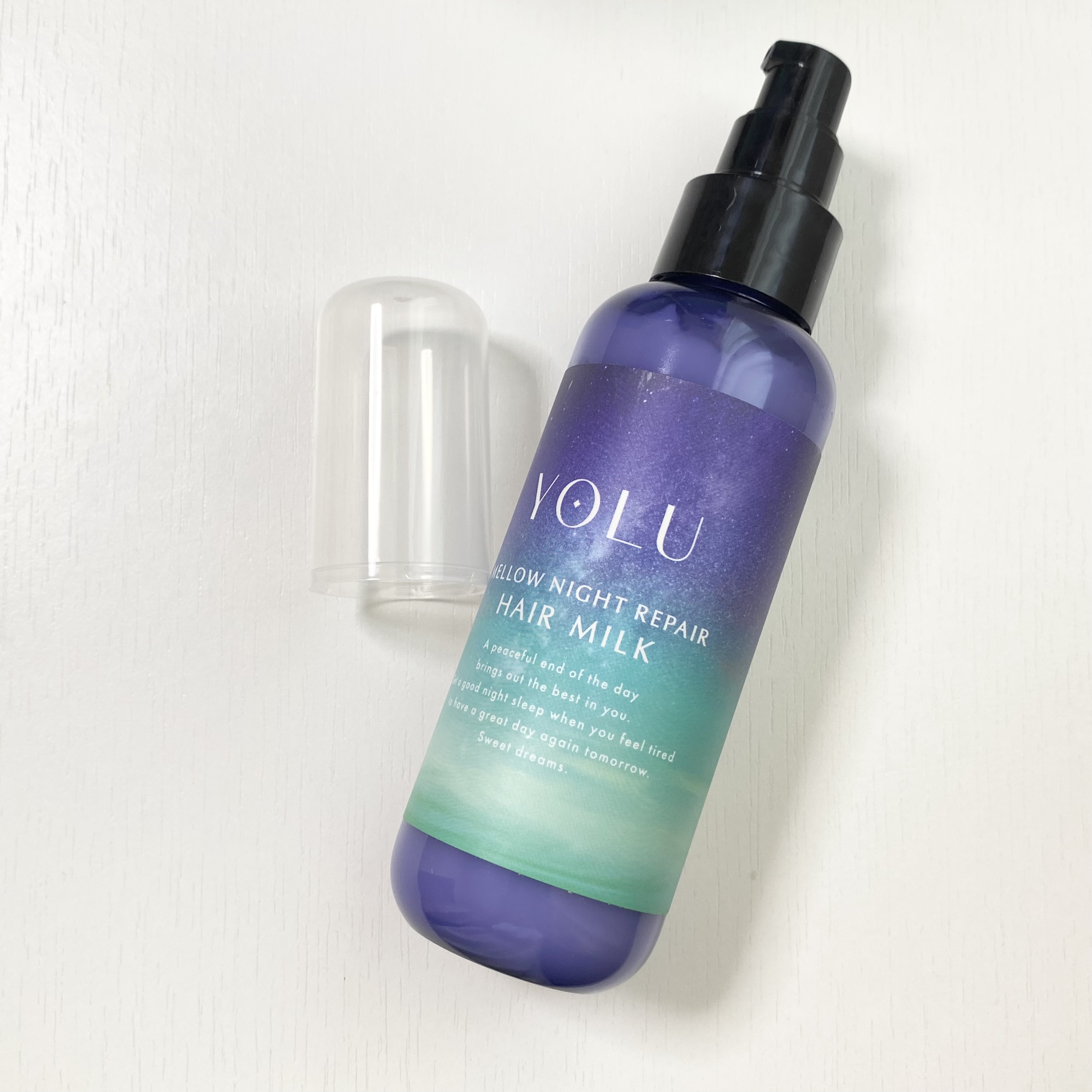 ヨル　メロウナイトリペアヘアミルク/YOLU/ヘアミルクを使ったクチコミ（2枚目）