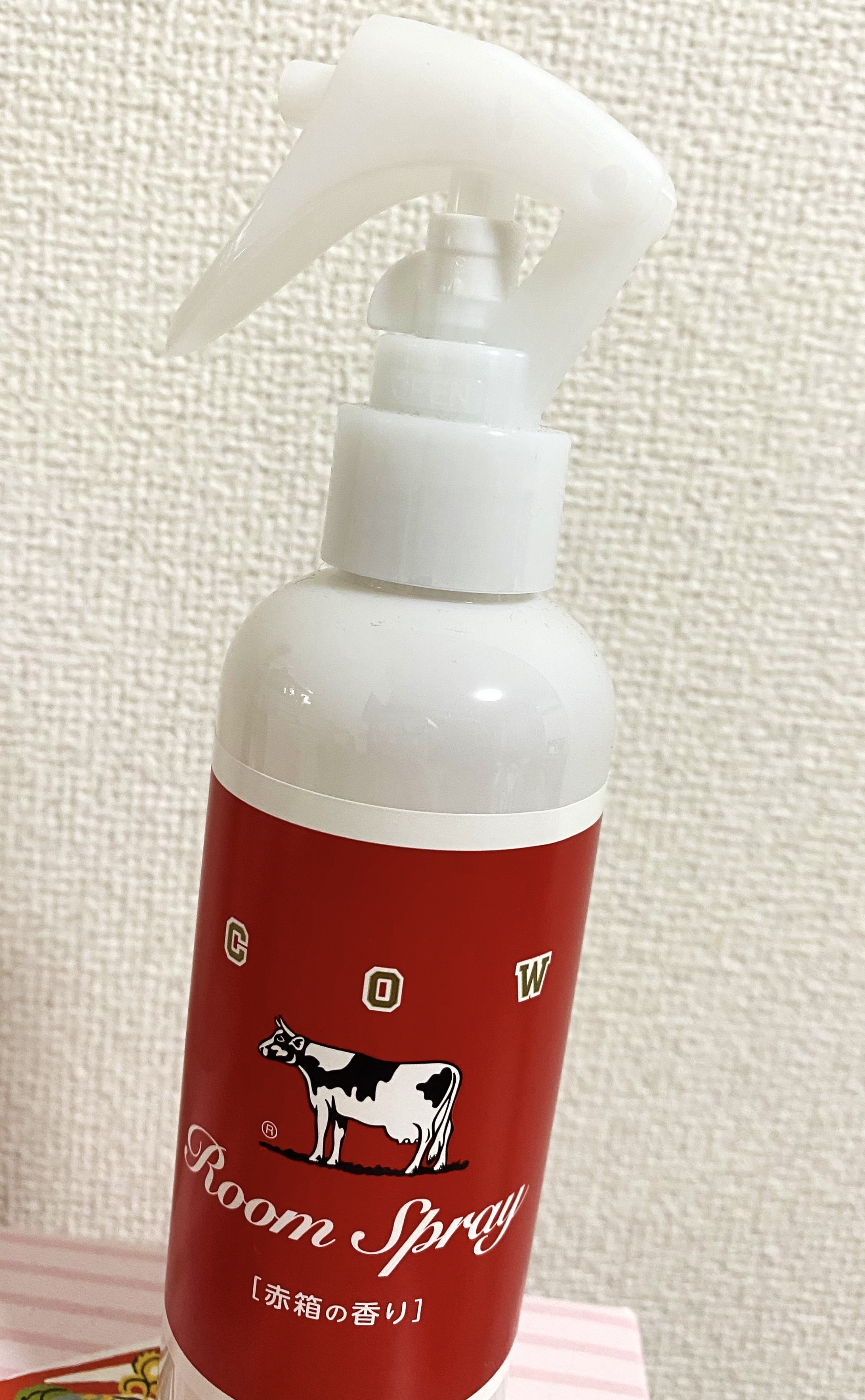 ルームスプレー 赤箱の香り/カウブランド/ファブリックミストを使ったクチコミ（1枚目）