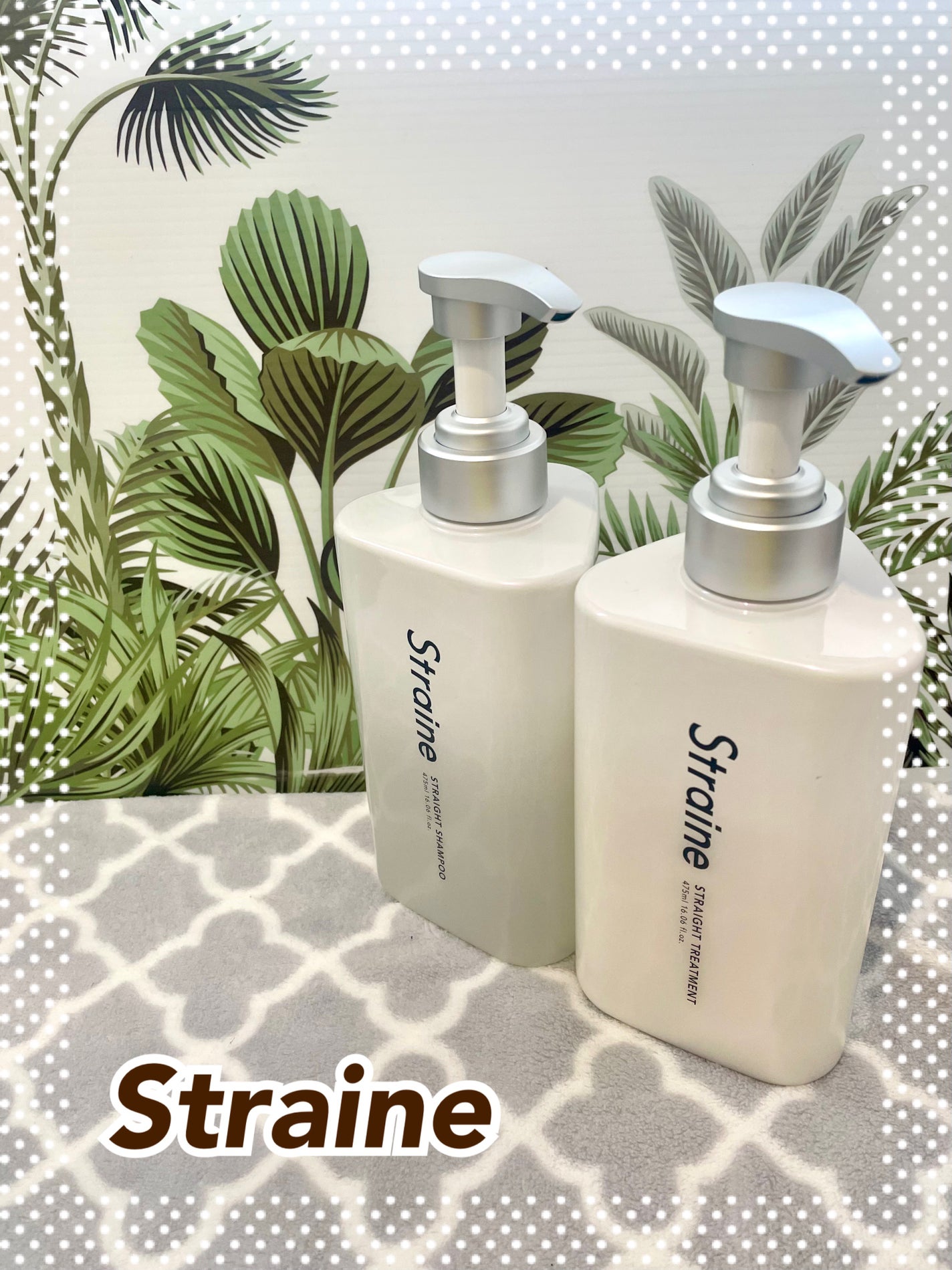 ストレートシャンプー/ストレートトリートメント ホワイトブロッサムの香り/Straine/市販シャンプーを使ったクチコミ(1枚目)