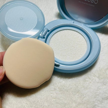 ブラーフィニッシュサンクッション/TOCOBO/日焼け止めパウダーを使ったクチコミ(5枚目)