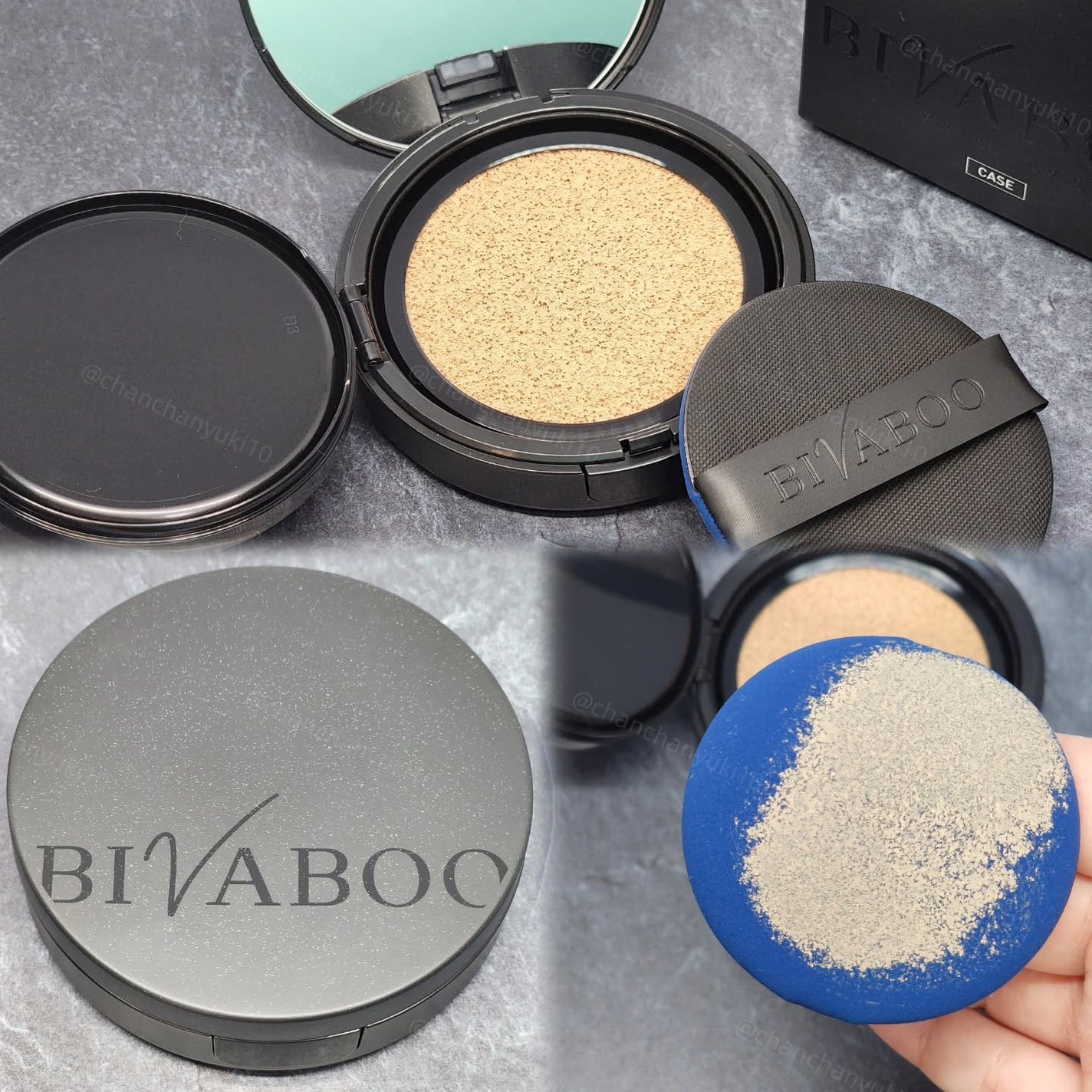 ベルベットジュエルクッション/BIVABOO/クッションファンデーションを使ったクチコミ(2枚目)