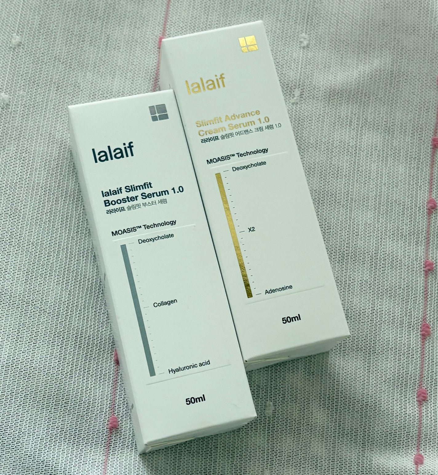 スリムフィット アドバンスダブルセラムセット/lalaif/美容液を使ったクチコミ(1枚目)