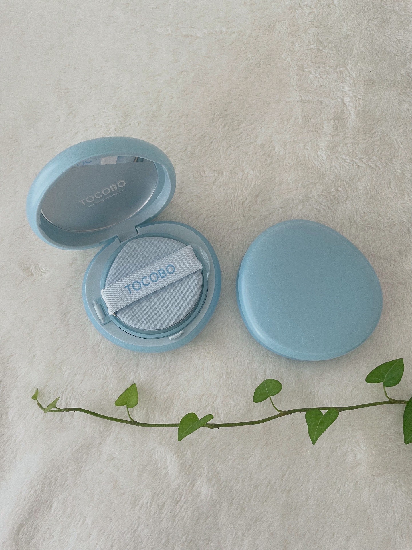 ブラーフィニッシュサンクッション/TOCOBO/日焼け止めパウダーを使ったクチコミ（3枚目）
