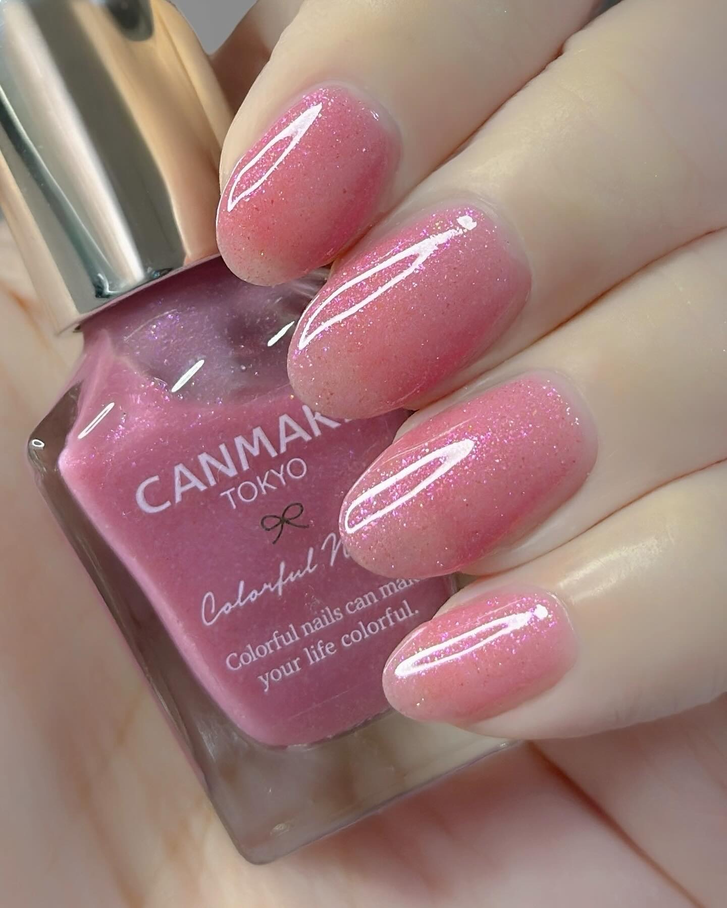 カラフルネイルズ N118 ピンクジェニック/キャンメイク/マニキュアを使ったクチコミ（1枚目）