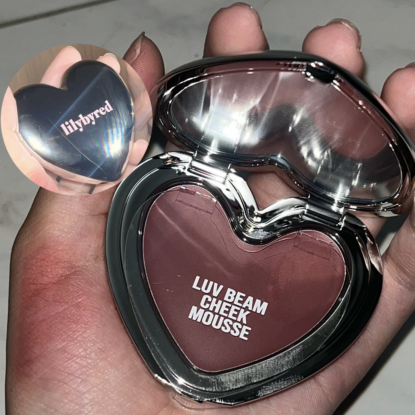 ラヴ ビーム チークバーム/lilybyred/ジェル・クリームチークを使ったクチコミ（1枚目）