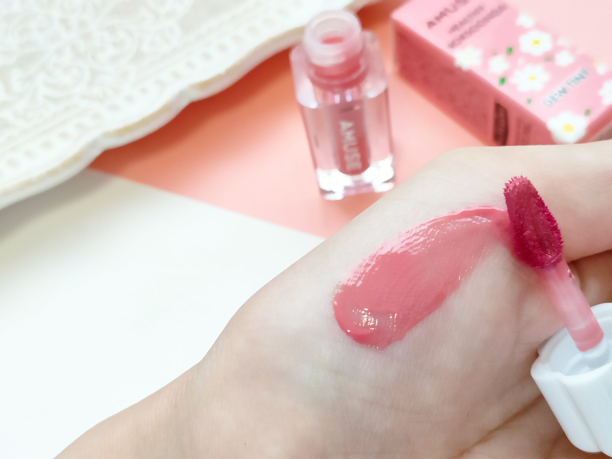 デューティント/AMUSE/リップティントを使ったクチコミ（2枚目）