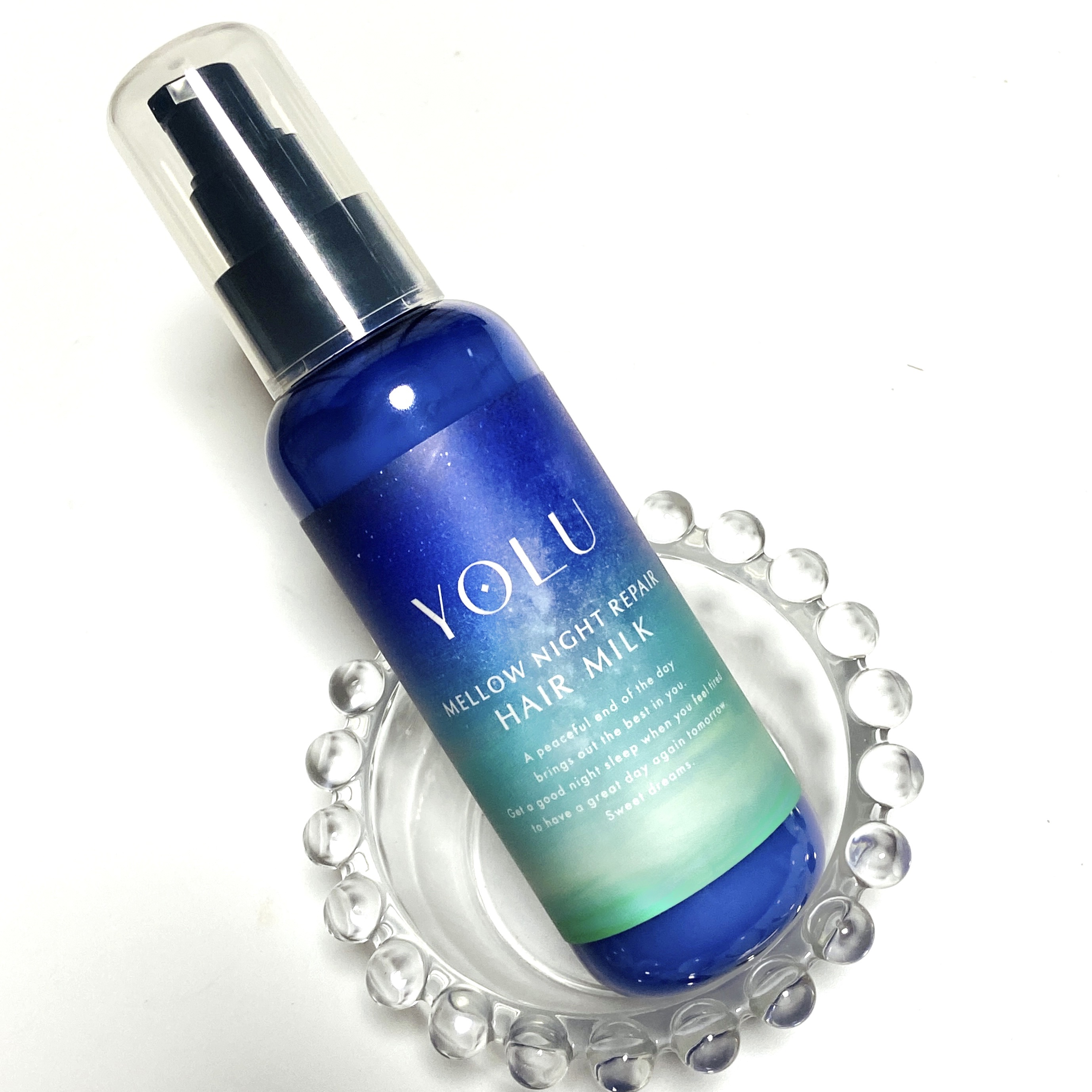 ヨル　メロウナイトリペアヘアミルク 120ml/YOLU/ヘアミルクを使ったクチコミ（1枚目）