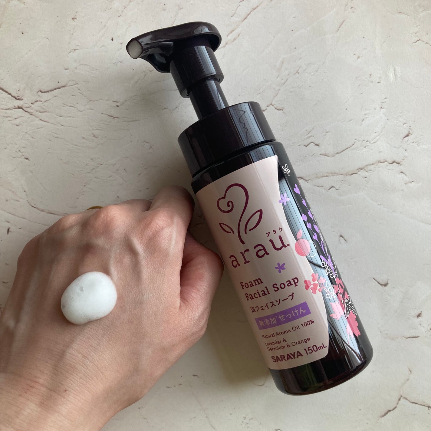 arau.(アラウ.) 泡フェイスソープ/arau.(アラウ)/泡洗顔を使ったクチコミ(1枚目)