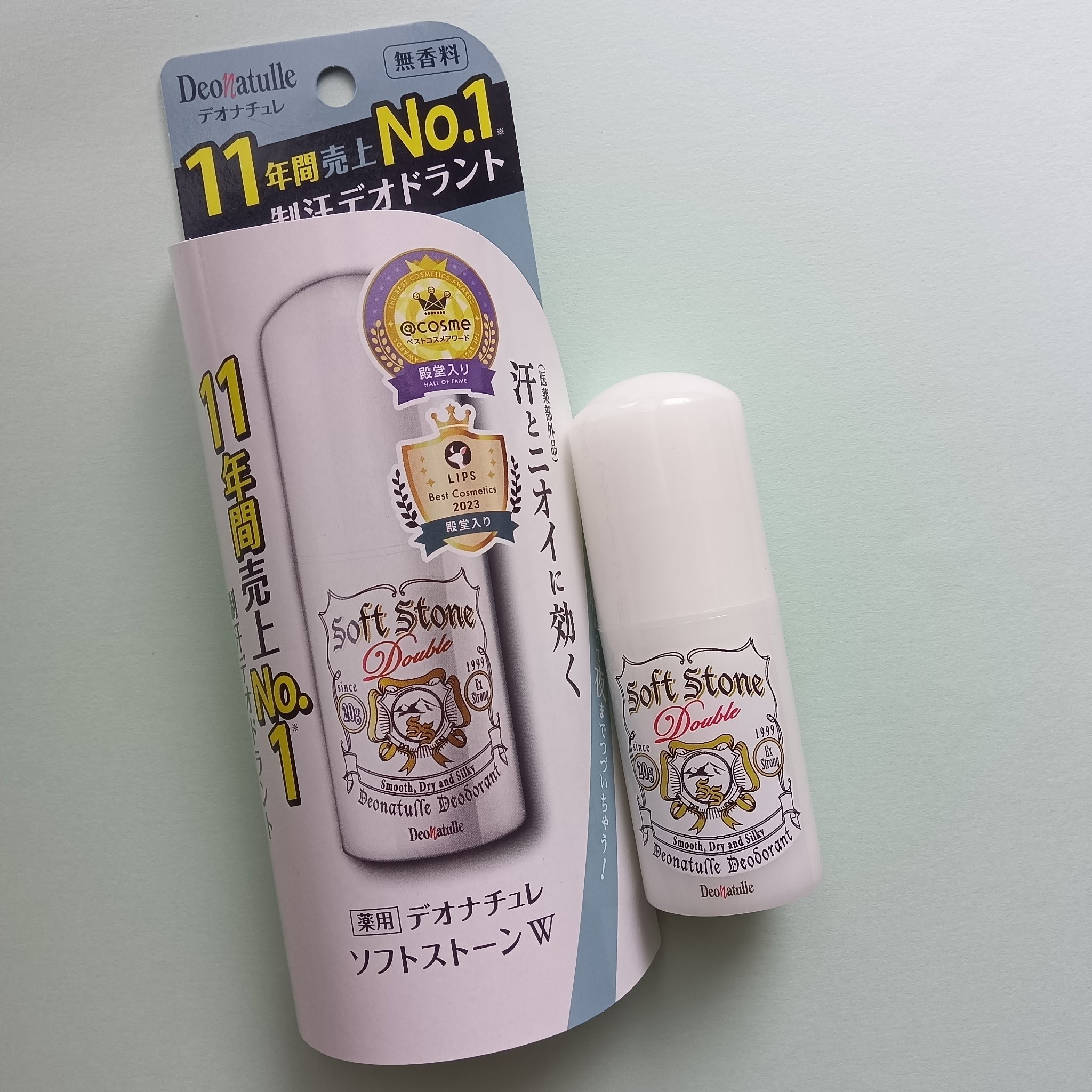 薬用ソフトストーンＷ/デオナチュレ/デオドラント・制汗剤を使ったクチコミ（2枚目）