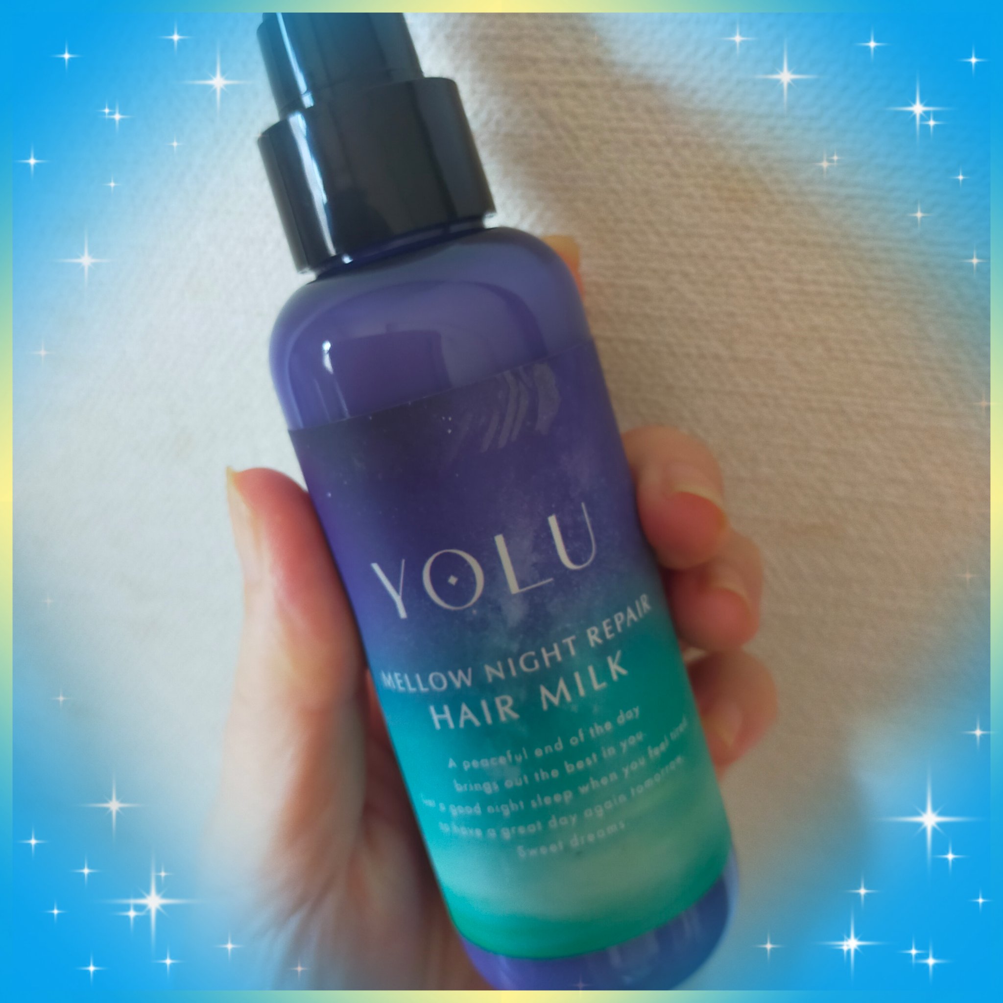 ヨル　メロウナイトリペアヘアミルク/YOLU/ヘアミルクを使ったクチコミ（2枚目）