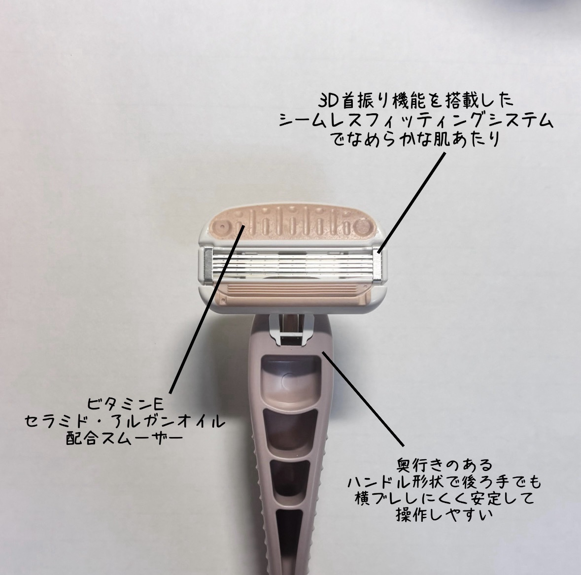miness 背中用カミソリ/貝印/シェーバーを使ったクチコミ（3枚目）