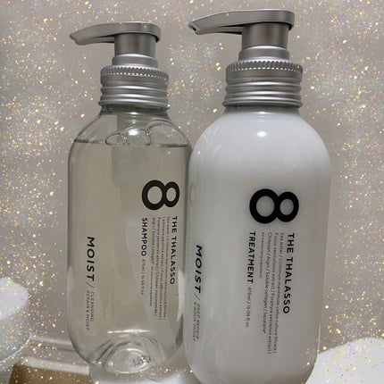 エイトザタラソ クレンジングリペア&モイスト 美容液シャンプー/ディープリペア&アクアモイスト 美容液トリートメント/エイトザタラソ/市販シャンプーを使ったクチコミ(1枚目)