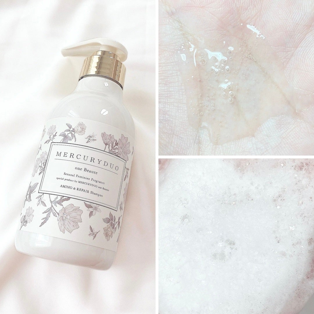 フレグランスシャンプー&ウォータートリートメント スパークリングフローラルの香り/MERCURYDUO/市販シャンプーを使ったクチコミ(4枚目)