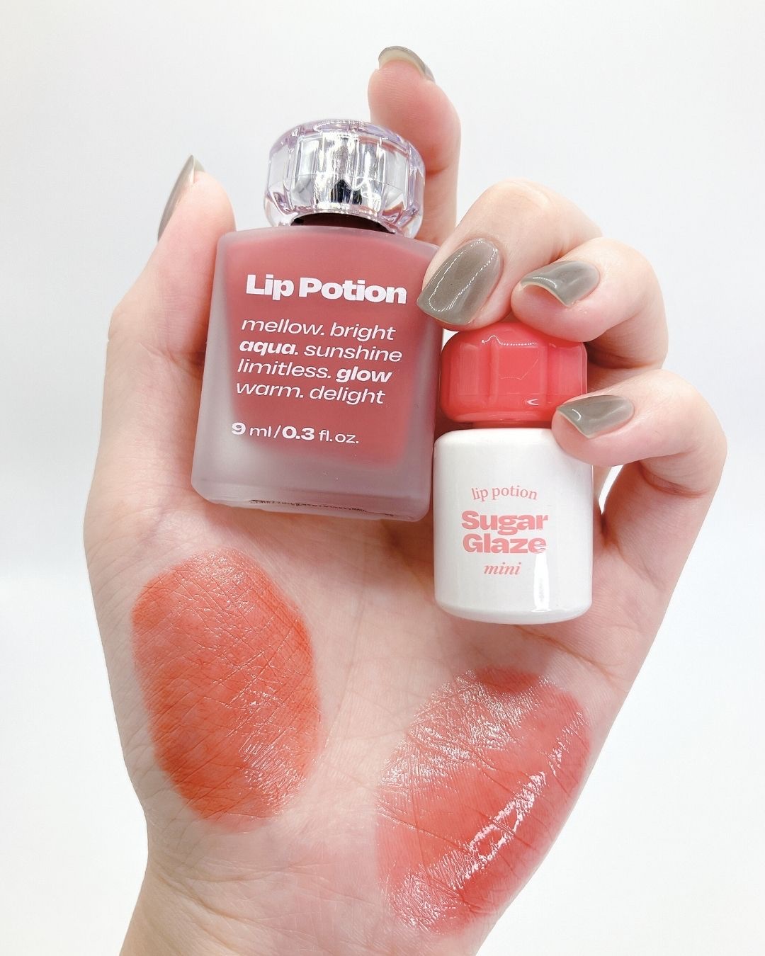 リップポーション アクアグロー 11 コーラルアンバー(日本限定)/alternativestereo/リップグロスを使ったクチコミ（1枚目）