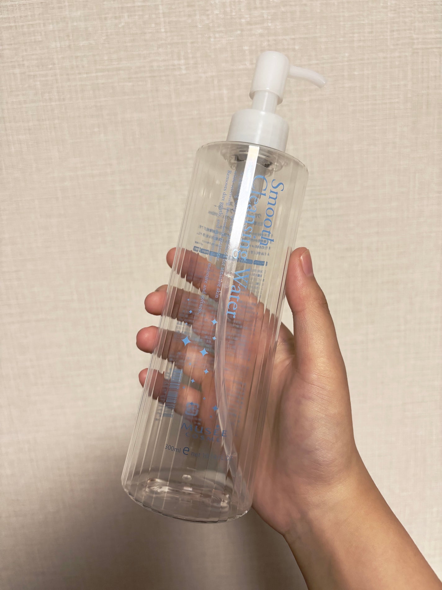 ミュゼコスメ スムースクレンジングウォーター/ミュゼコスメ/クレンジングウォーターを使ったクチコミ(1枚目)