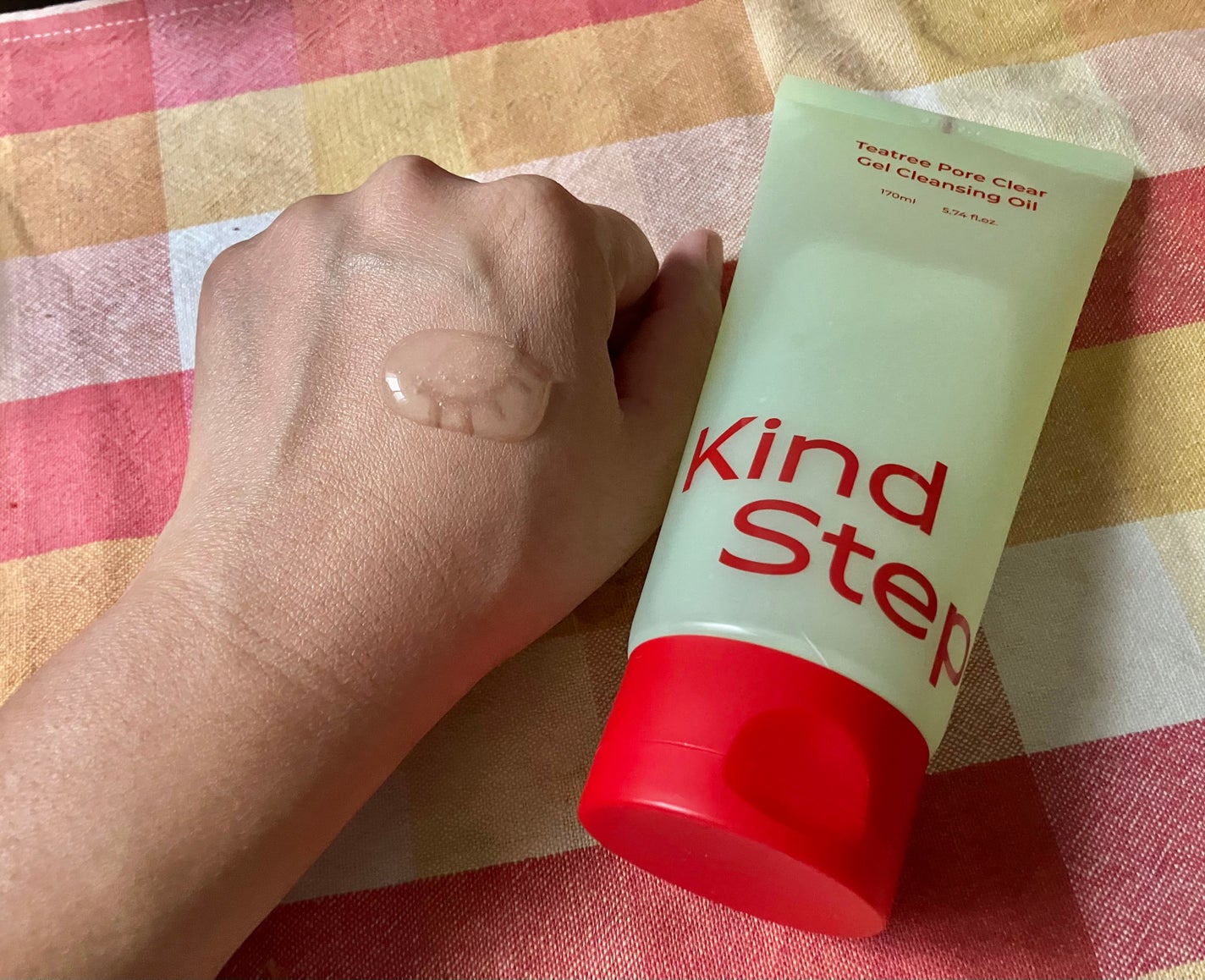ティーツリージェルクレンジングオイル/KindStep/クレンジングジェルを使ったクチコミ(3枚目)