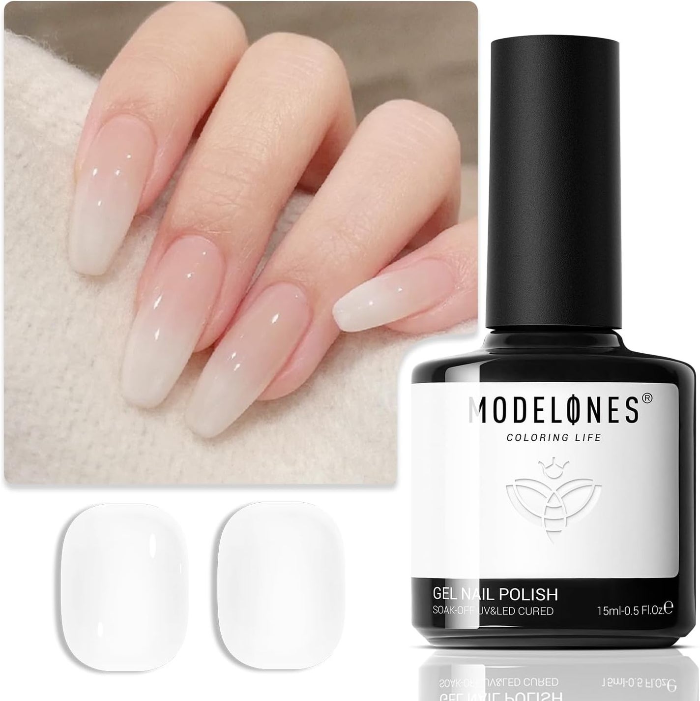 Modelones ジェルネイル シアーカラージェル ホワイト Modelones