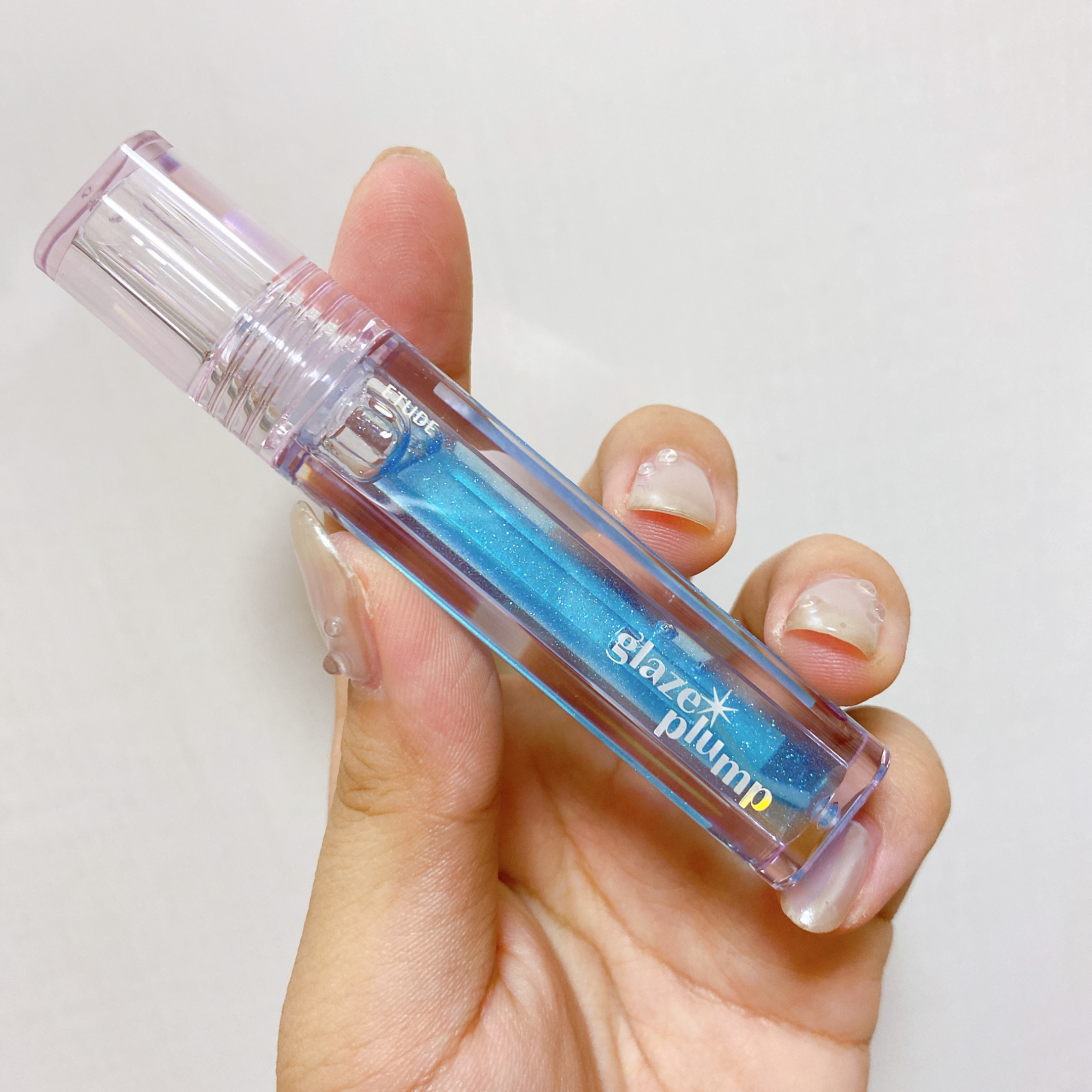 グレーズ プランパーグロス スパークリングブルー/ETUDE/リッププランパーを使ったクチコミ（1枚目）