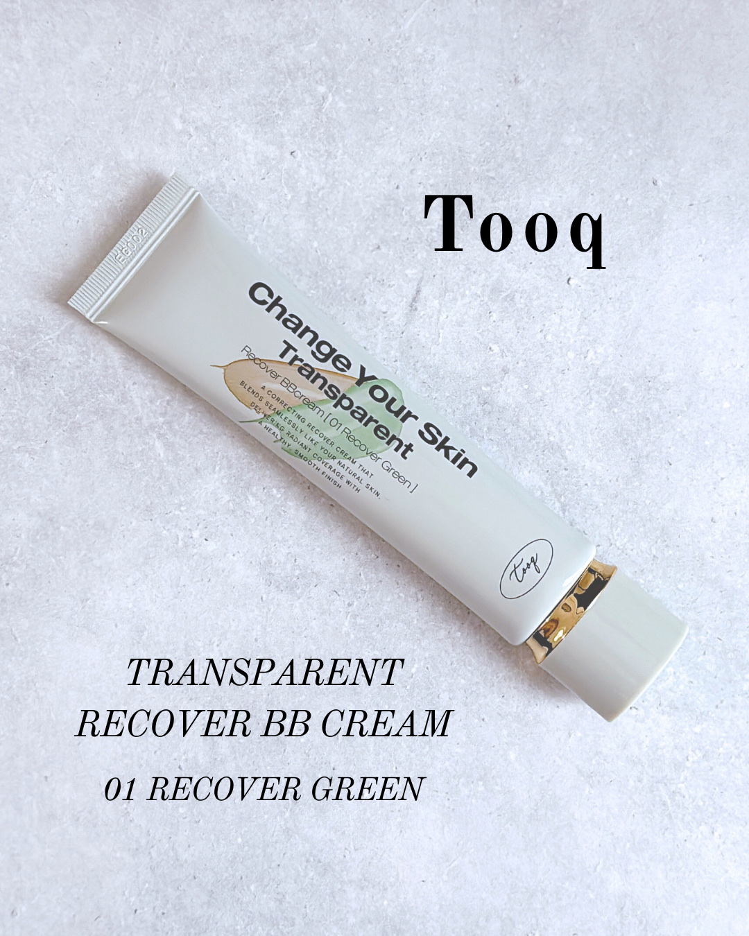 トランスペアレントリカバーBBクリーム/Tooq/BBクリームを使ったクチコミ（1枚目）