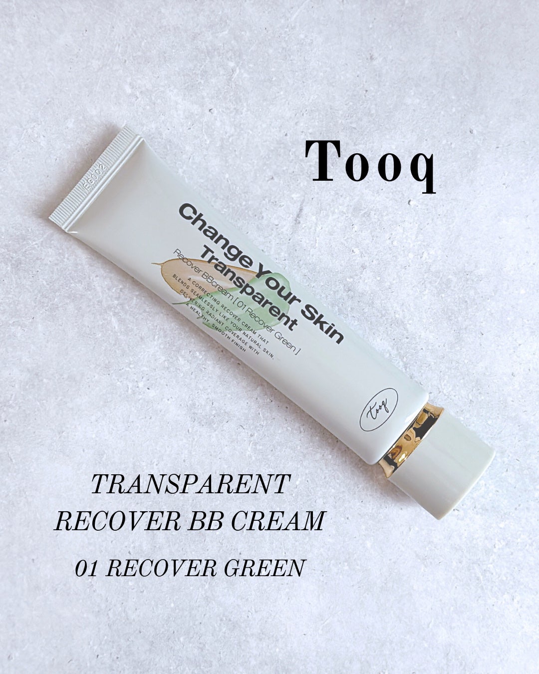 トランスペアレントリカバーBBクリーム/Tooq/BBクリームを使ったクチコミ(1枚目)