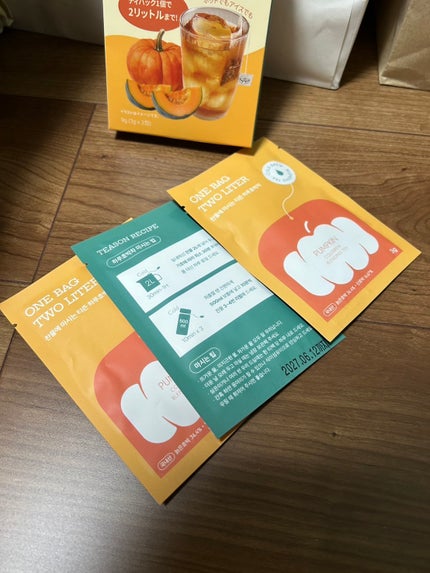デイリーフィット パンプキンティー/TEASON/美容ドリンクを使ったクチコミ(2枚目)