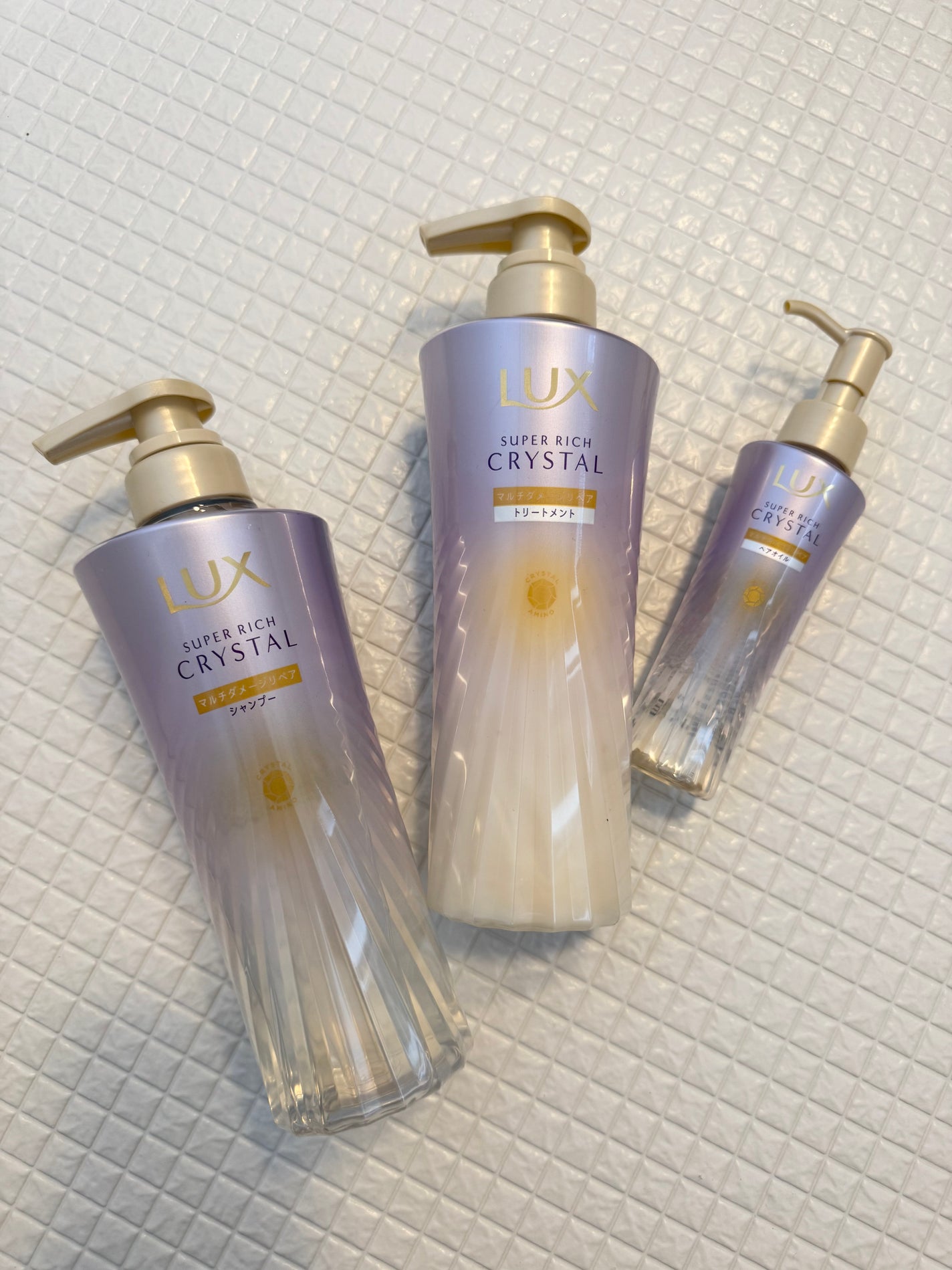 スーパーリッチクリスタル マルチダメージリペア シャンプー/トリートメント/LUX/市販シャンプーを使ったクチコミ(1枚目)