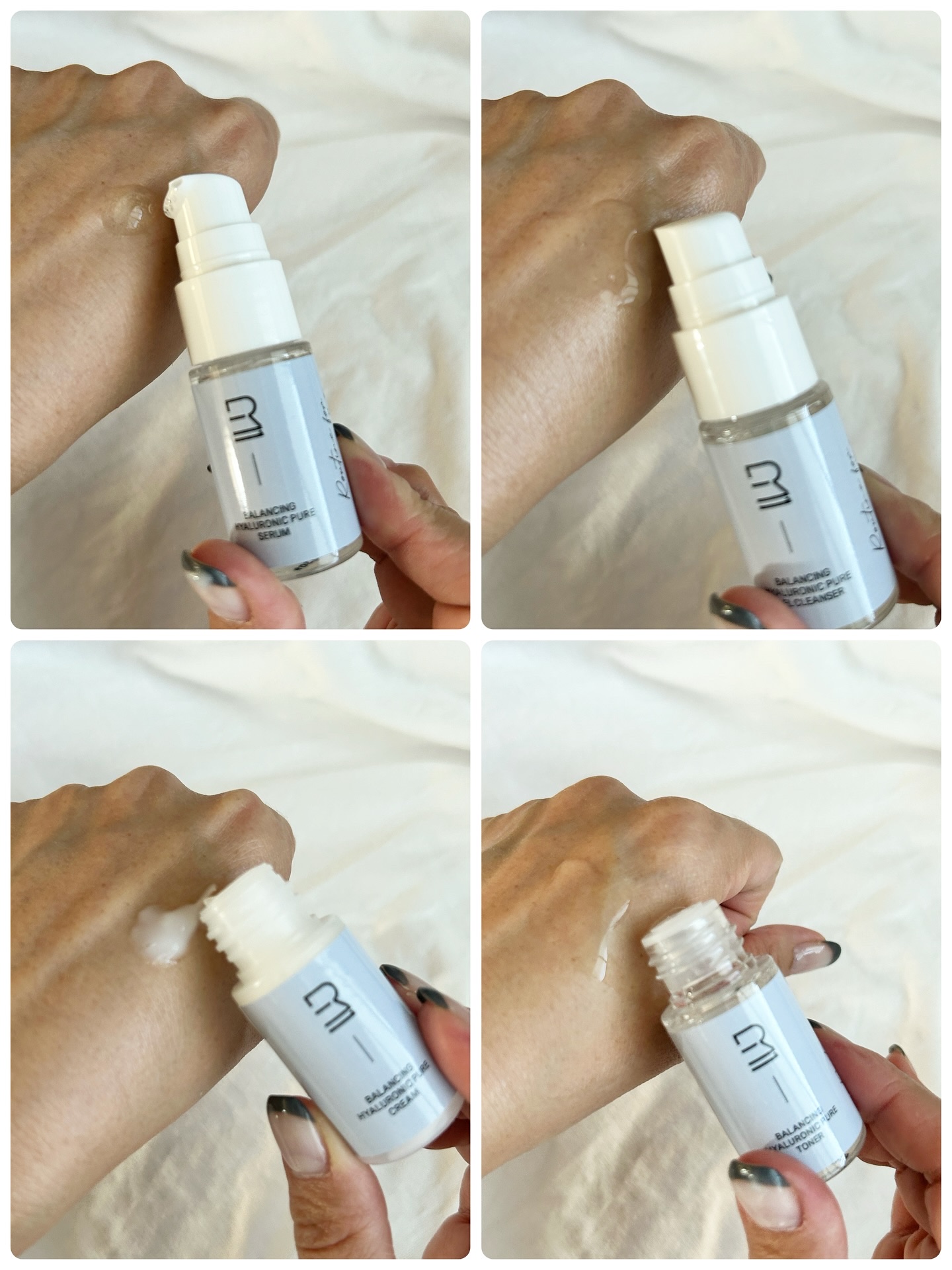 バランシング ヒアルロニック ピュア トラベルキット/Roume/トライアルキットを使ったクチコミ（2枚目）