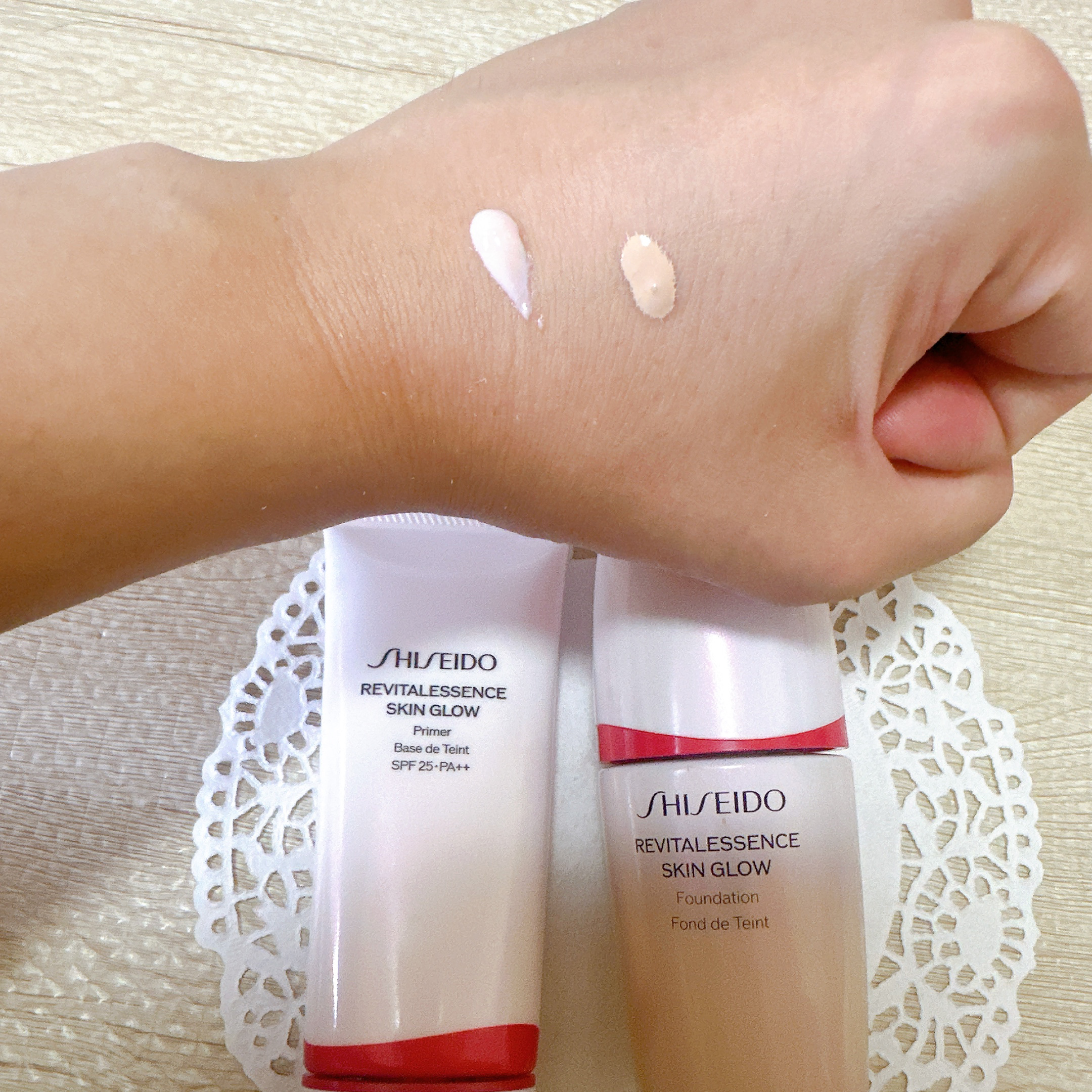 エッセンス スキングロウ ファンデーション/SHISEIDO/リキッドファンデーションを使ったクチコミ（3枚目）