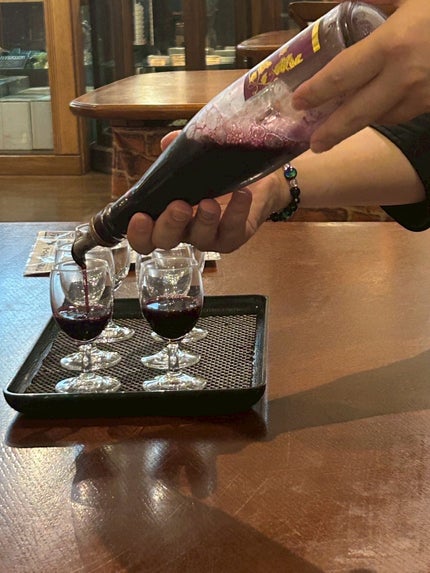 ひふみレイキ💫フォロバ♾️ on LIPS 「山中湖旅行二日目🐾🍇ワインで美活🍷赤富士ワインセラーでワイング..」(10枚目)