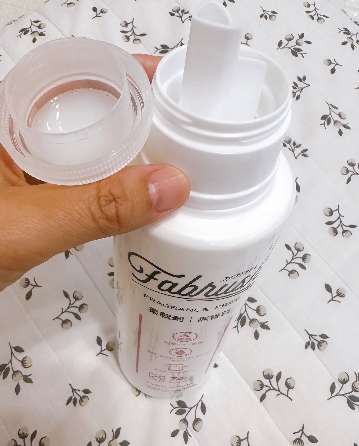 memeフォロバ100 on LIPS 「ファブラッシュ〈fabrush〉濃縮洗たく洗剤・柔軟剤 無香料..」(4枚目)