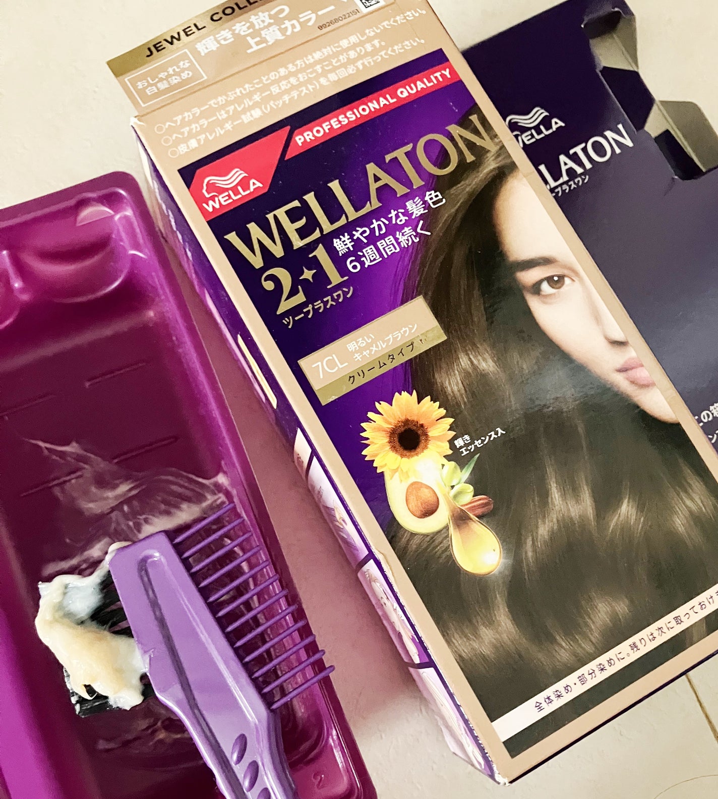 ウエラトーン ツープラスワン クリームタイプ/ウエラ/ヘアカラーを使ったクチコミ(3枚目)