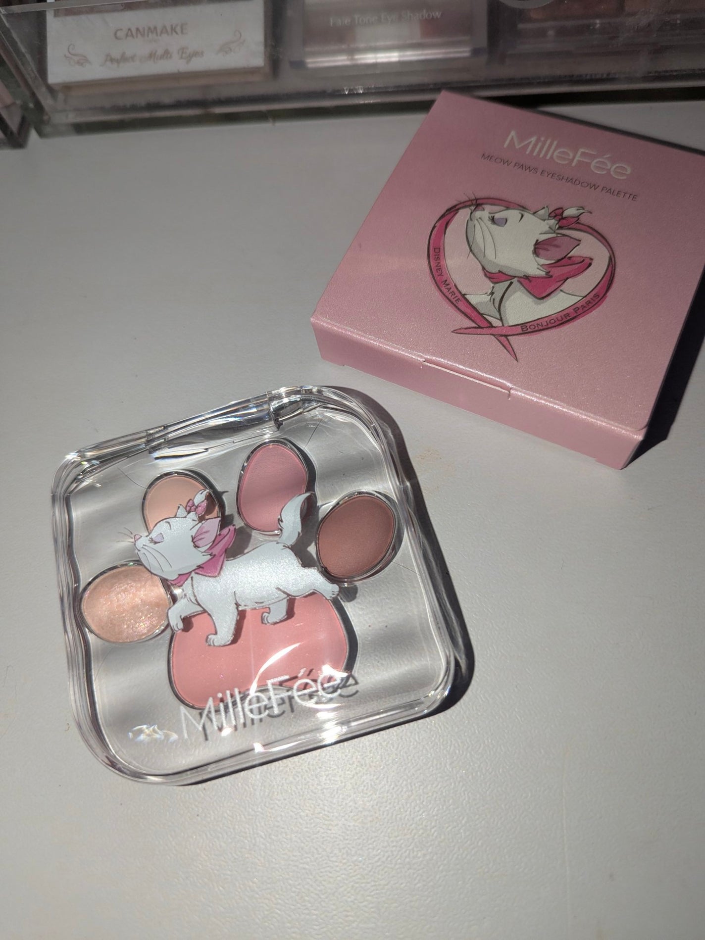 ミャオパウズアイシャドウパレット/MilleFée/アイシャドウパレットを使ったクチコミ(2枚目)