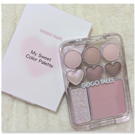 マイスウィートカラーパレット/GOGO TALES/アイシャドウパレットを使ったクチコミ(5枚目)