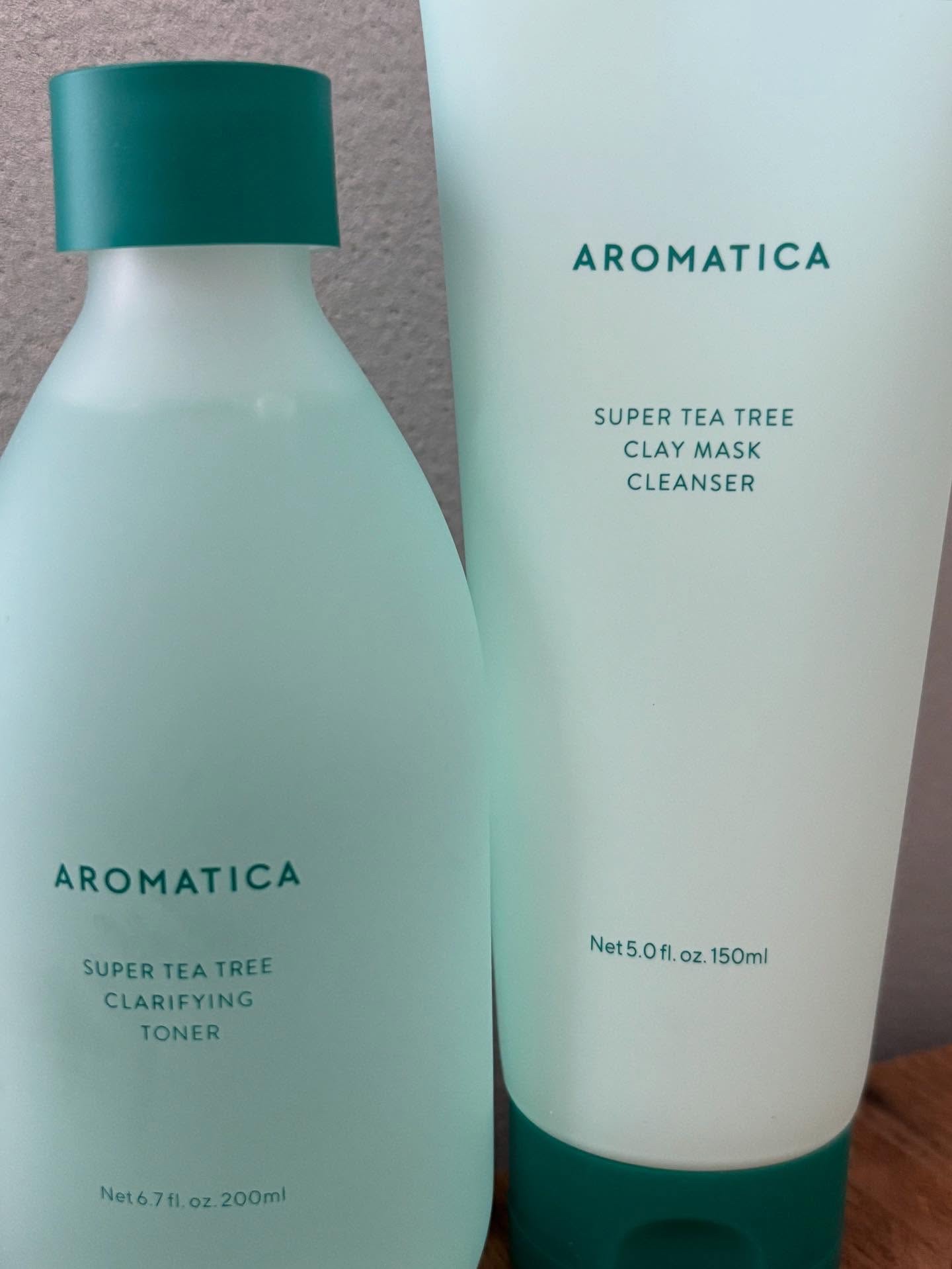 スーパーティーツリークレイマスククレンザー/AROMATICA/洗顔フォームを使ったクチコミ（2枚目）