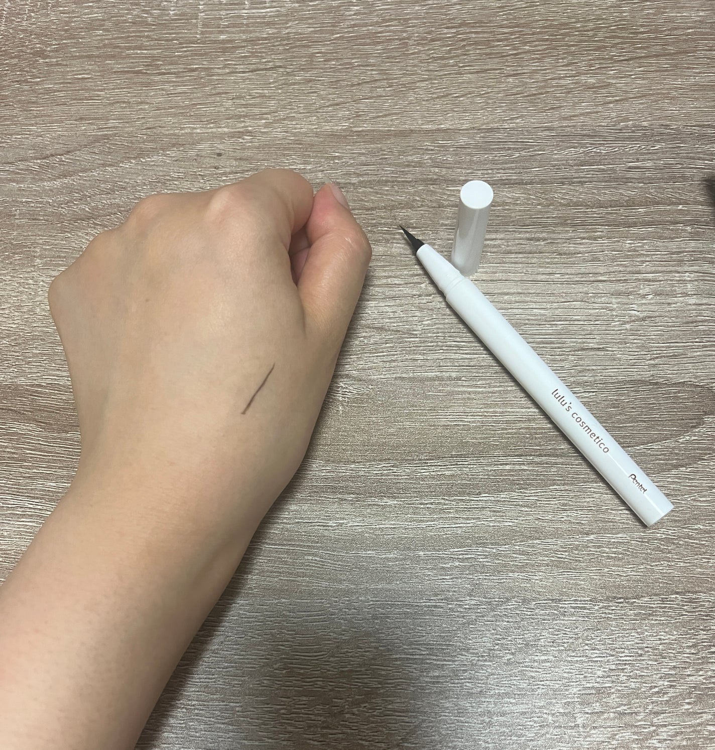 リキッドアイライナー/ルルズコスメティコ/リキッドアイライナーを使ったクチコミ(3枚目)