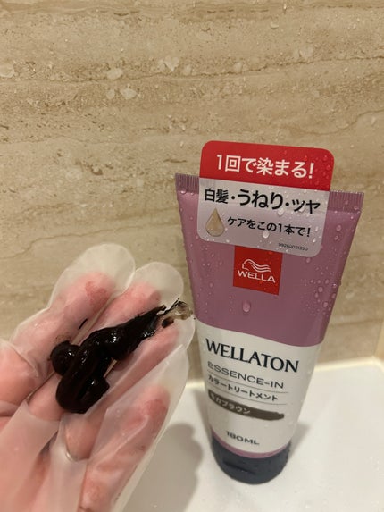 ウエラトーン エッセンスイン カラートリートメント/ウエラ/ヘアカラーを使ったクチコミ(2枚目)