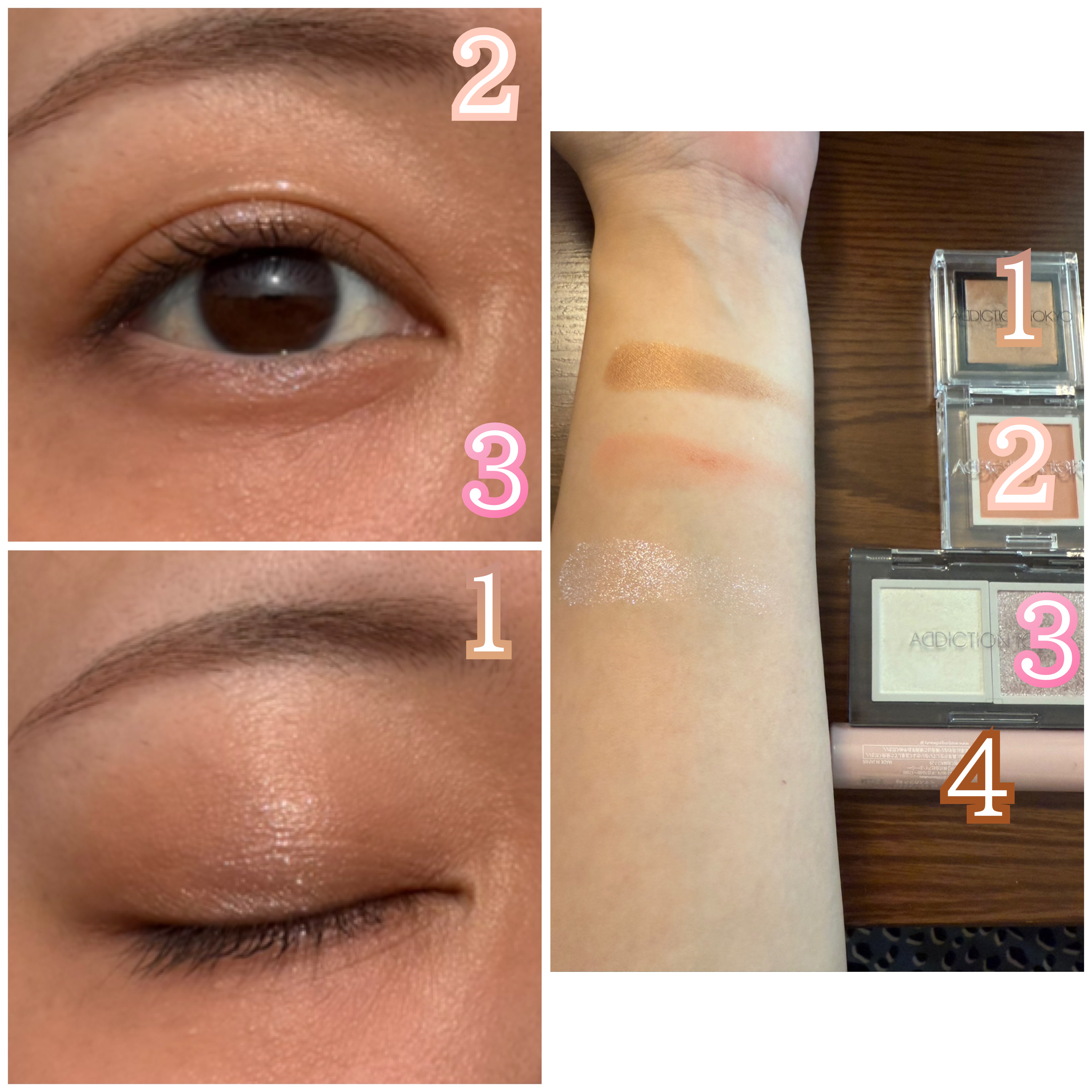 アディクション ザ アイシャドウ/ADDICTION/単色アイシャドウを使ったクチコミ（2枚目）