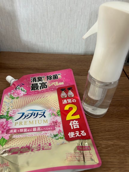 ファブリーズプレミアム パステルフローラル&ブロッサムの香り/ファブリーズ/ファブリックミストを使ったクチコミ(1枚目)