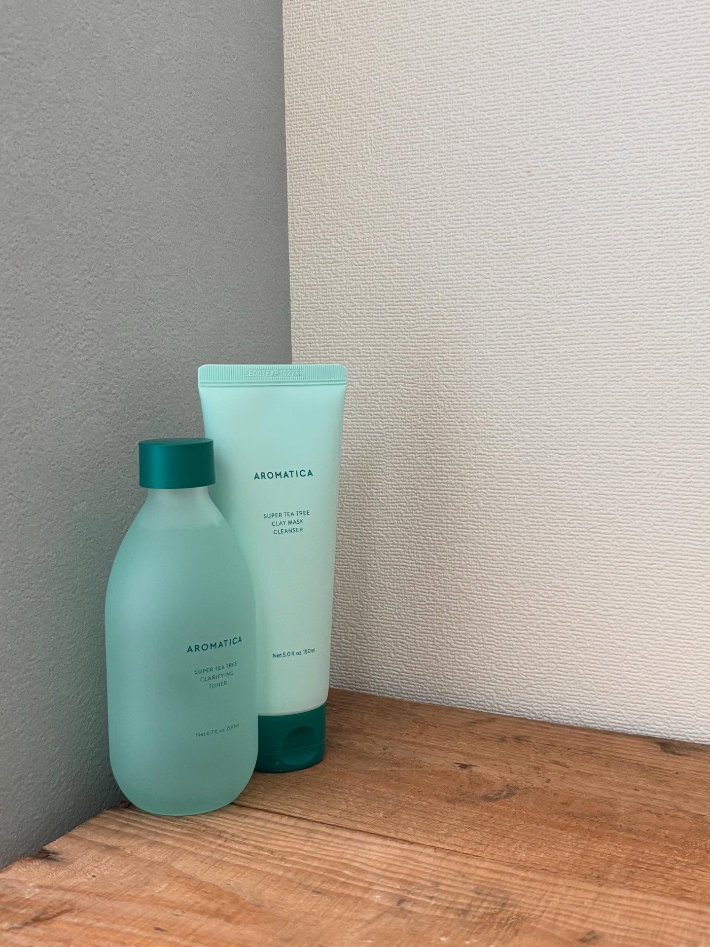 スーパーティーツリークレイマスククレンザー/AROMATICA/洗顔フォームを使ったクチコミ（1枚目）