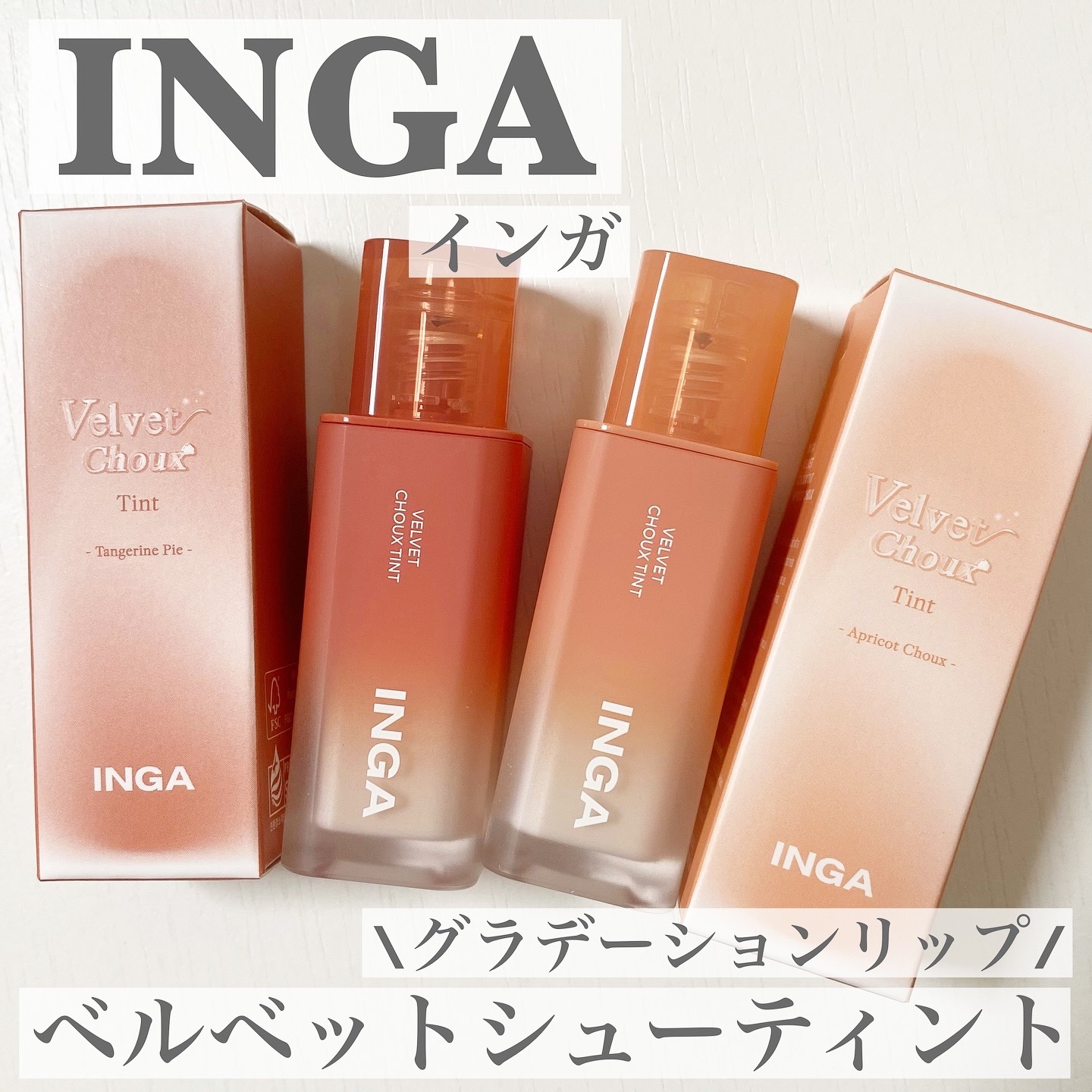 ベルベットシューティント/INGA/リップティントを使ったクチコミ（1枚目）