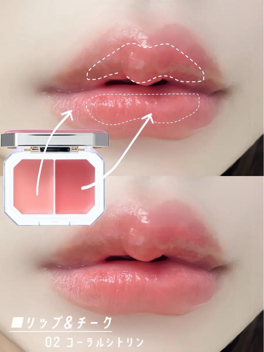 リップポーション アクアグロー 01 レモンバーム/alternativestereo/リップグロスを使ったクチコミ（3枚目）