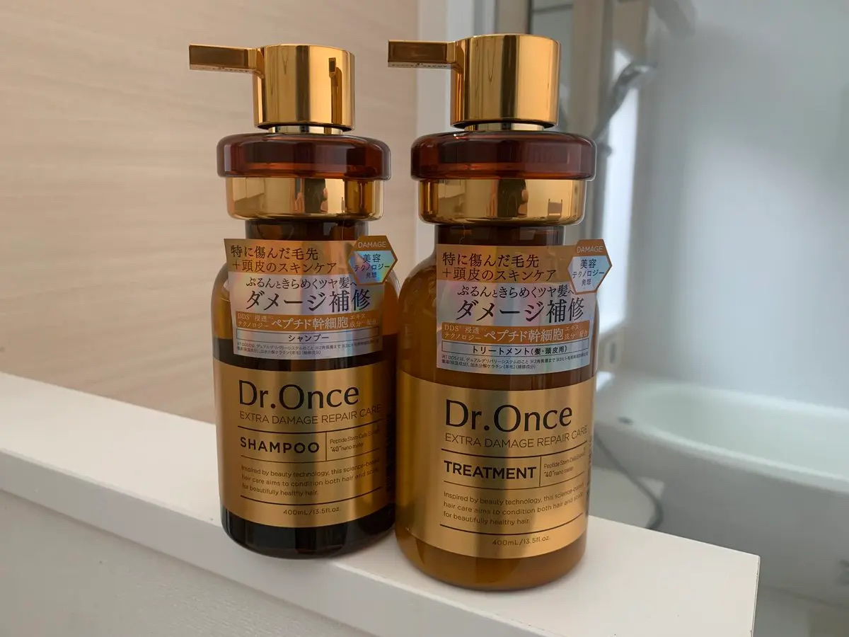 DRワンス エクストラDR シャンプー／ヘアトリートメント  ヘアトリートメント 400ｍL/Dr.Once/市販シャンプーを使ったクチコミ（2枚目）