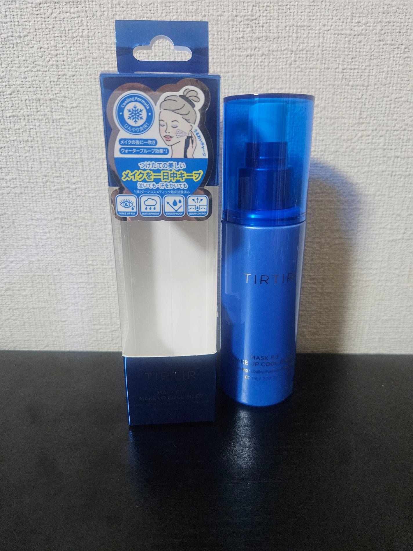 マスクフィットメイクアップ クールフィクサー/TIRTIR(ティルティル)/フィックスミストを使ったクチコミ(2枚目)